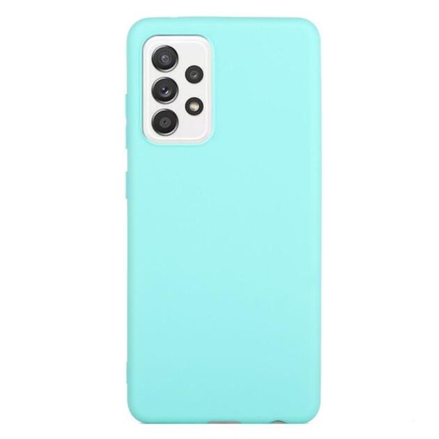 Coque TPU mat pour Samsung Galaxy A52 5G/4G - Bleu Bébé