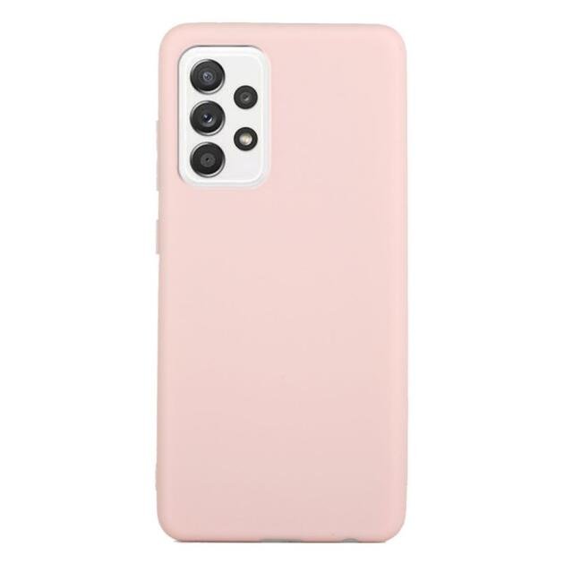 Coque TPU mat pour Samsung Galaxy A52 5G/4G - Rose Clair