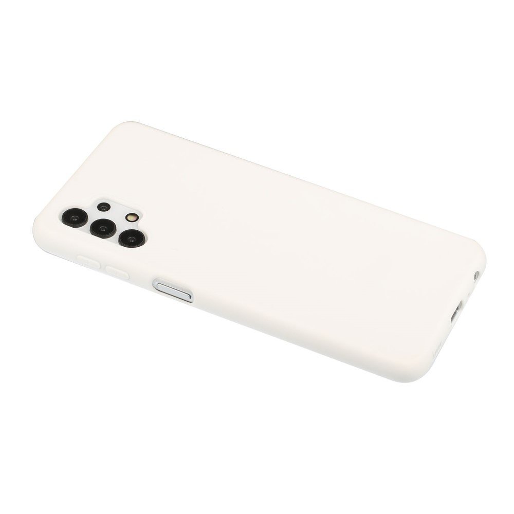 Matte Skin Shockproof TPU Phone Case Shell Cover for Samsung Galaxy A32 5G/M32 5G - White – Image 2
