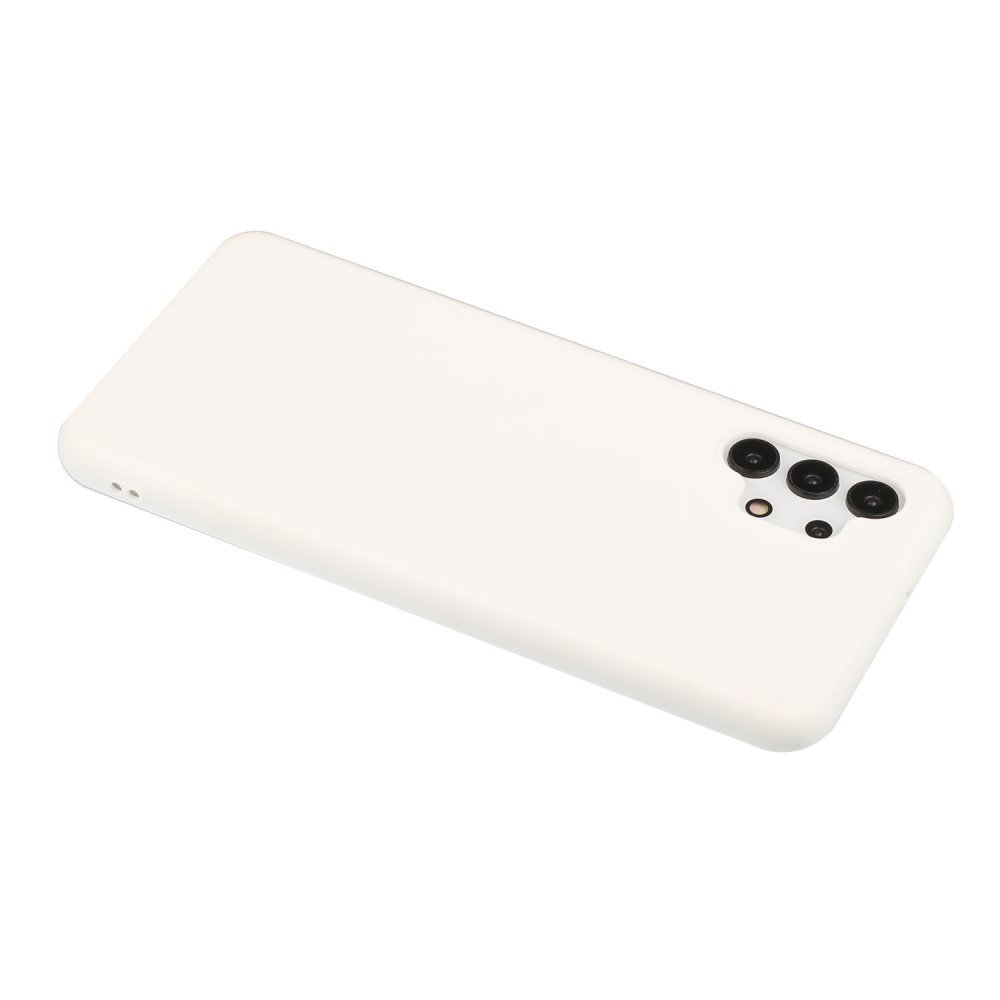 Matte Skin Shockproof TPU Phone Case Shell Cover for Samsung Galaxy A32 5G/M32 5G - White – Image 3