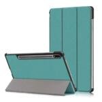 Étui en cuir tri-fold pour Samsung Galaxy Tab S7 FE/S7 Plus/S8+ - Vert