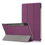 Étui en cuir tri-fold pour Samsung Galaxy Tab S7 FE/S7 Plus/S8+ - Violet