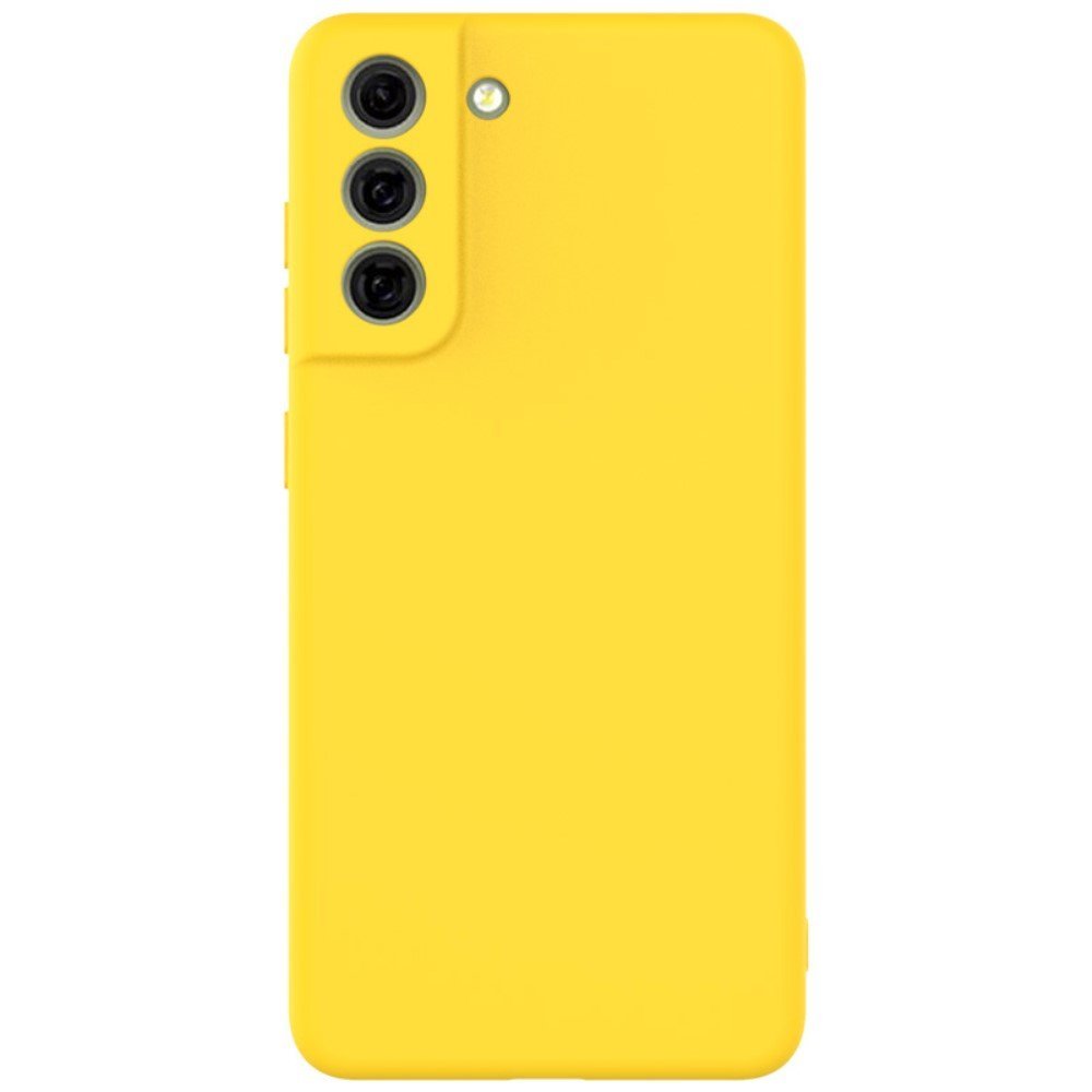 IMAK UC-2 Series Well-Protected Flexible TPU Phone Case Cover for Samsung Galaxy S21 FE - Yellow