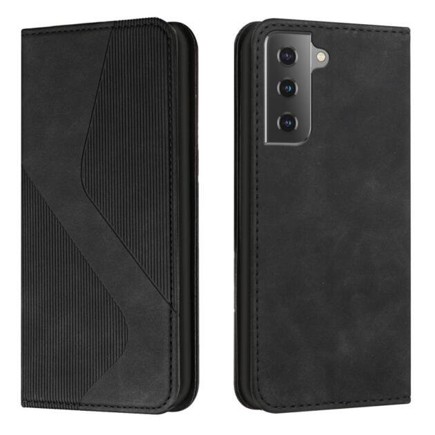 Étui portefeuille pour Samsung Galaxy S22 Plus - Noir