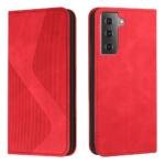Étui portefeuille pour Samsung Galaxy S22 Plus - Rouge