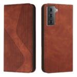 Étui portefeuille pour Samsung Galaxy S22 Plus - Marron