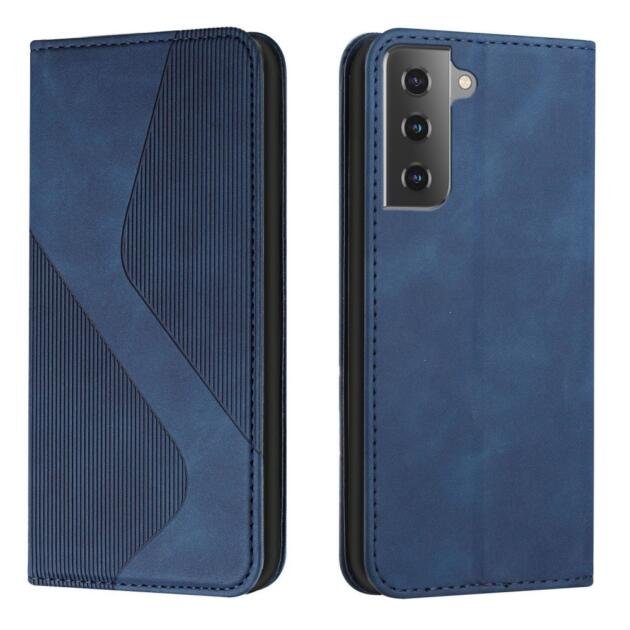 Étui portefeuille pour Samsung Galaxy S22 Plus - Bleu