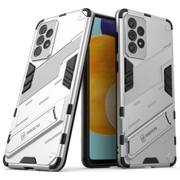 Coque avec support pour Samsung Galaxy A73 5G - Blanc