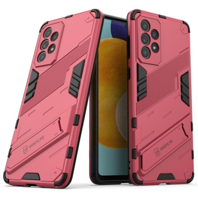 Coque avec support pour Samsung Galaxy A73 5G - Rose