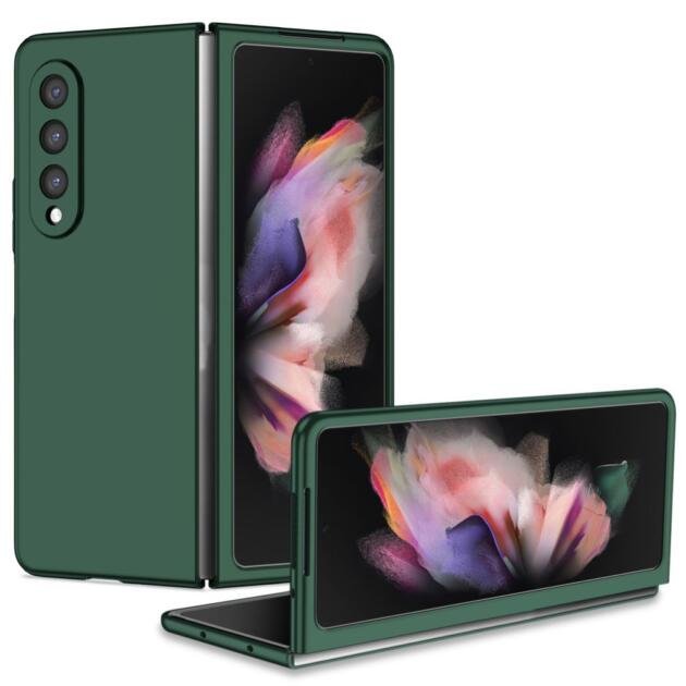 Coque PC robuste pour Samsung Galaxy Z Fold3 5G - Vert Noirâtre