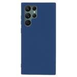 Coque TPU mat pour Samsung Galaxy S22/S22 Ultra 5G - Bleu Foncé