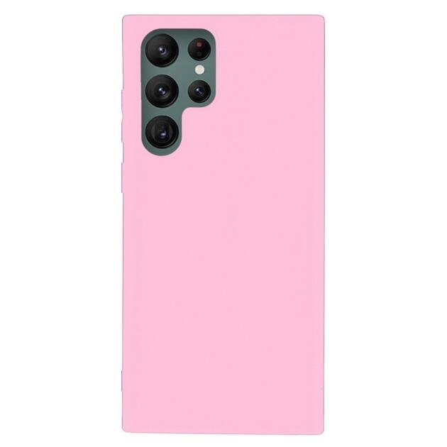 Coque TPU mat pour Samsung Galaxy S22/S22 Ultra 5G - Rose