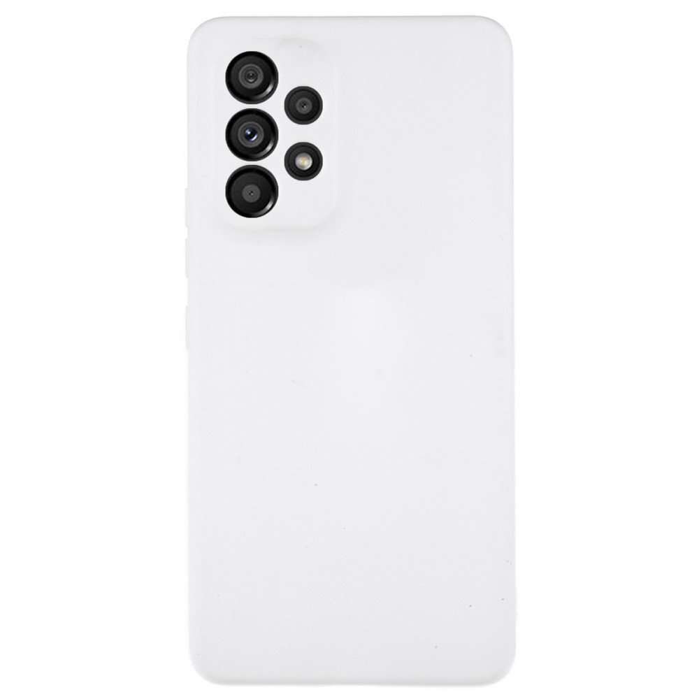 For Samsung Galaxy A33 5G Candy Color Soft TPU Phone Case Anti-drop Back Cover - White – Image 2