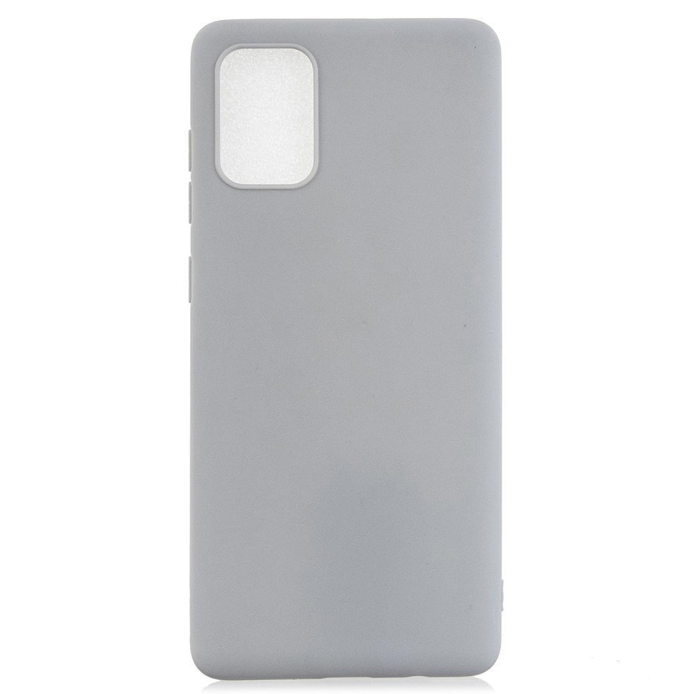 For Samsung Galaxy A33 5G Candy Color Soft TPU Phone Case Anti-drop Back Cover - Grey