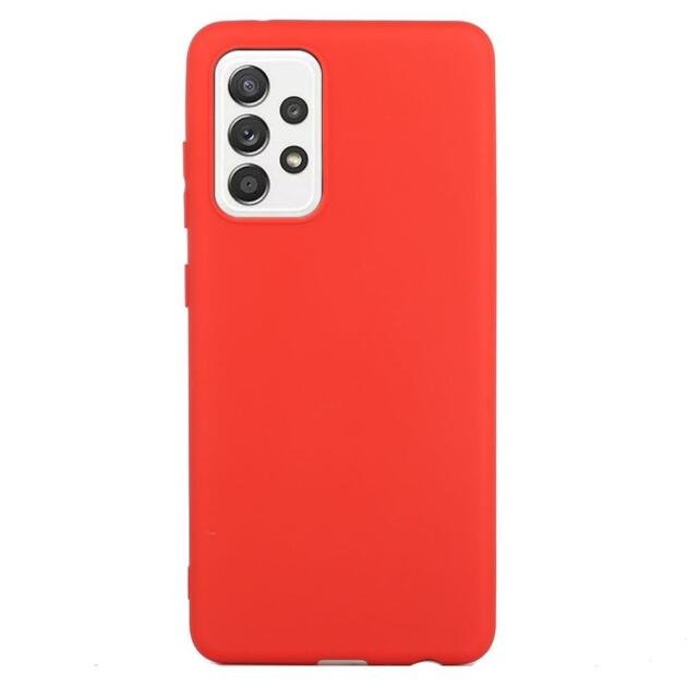 Coque TPU souple pour Samsung Galaxy A73 5G - Rouge
