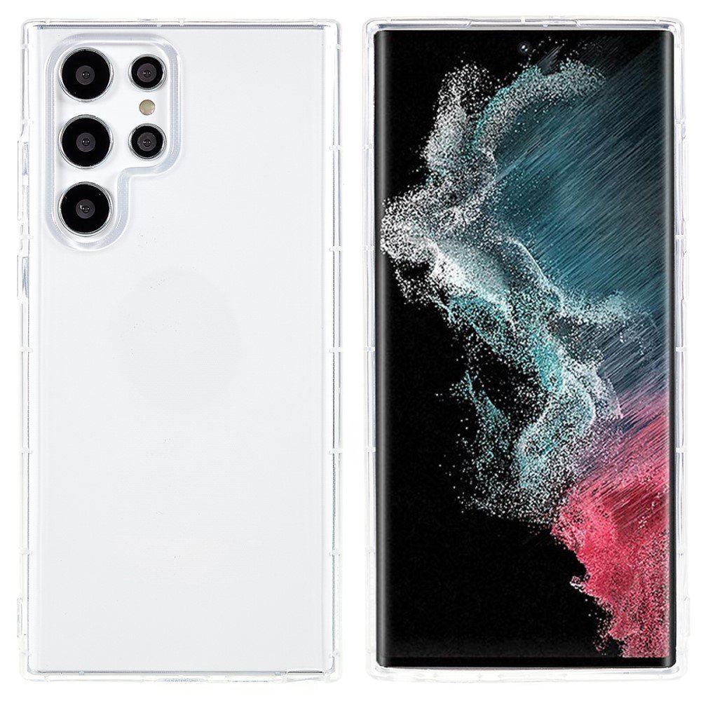 For Samsung Galaxy S22 Ultra 5G Anti-drop Shockproof Clear Lightweight Soft TPU Phone Cover Case