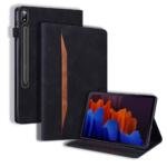 Étui en cuir pour Samsung Galaxy Tab S8 Ultra - Noir