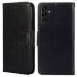 Étui portefeuille en cuir pour Samsung Galaxy A13 5G/A04s - Noir