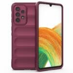Coque TPU robuste pour Samsung Galaxy A73 5G - Bordeaux