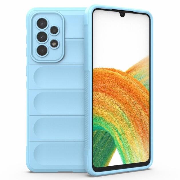 Coque TPU antichoc pour Samsung Galaxy A33 5G - Bleu Bébé