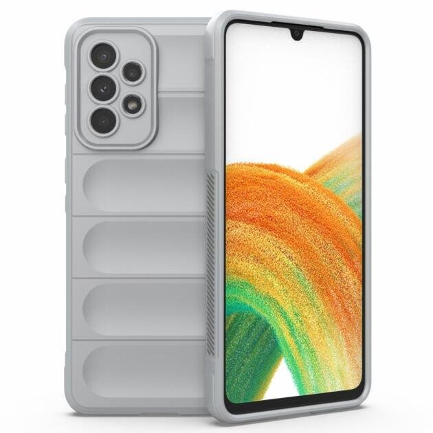 Coque TPU antichoc pour Samsung Galaxy A33 5G - Gris Clair