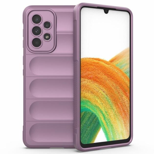 Coque TPU antichoc pour Samsung Galaxy A33 5G - Violet Clair
