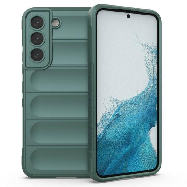 Coque TPU robuste pour Samsung Galaxy S22+ 5G - Vert