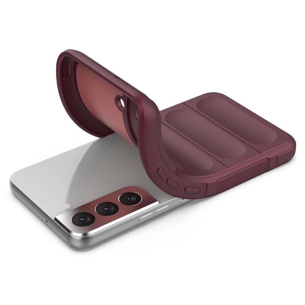 Coque TPU robuste pour Samsung Galaxy S22+ 5G - Bordeaux – Image 3
