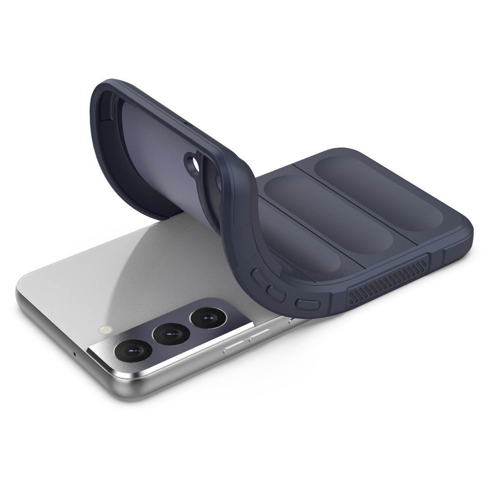 Flexible TPU Case for Samsung Galaxy S22+ 5G Shockproof Phone Shell Anti-drop Rugged Back Cover Phone Protector - Dark Grey – Image 2