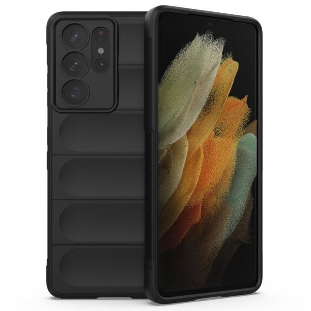 Coque TPU robuste pour Samsung Galaxy S21 Ultra 5G - Noir