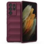 Coque TPU robuste pour Samsung Galaxy S21 Ultra 5G - Bordeaux
