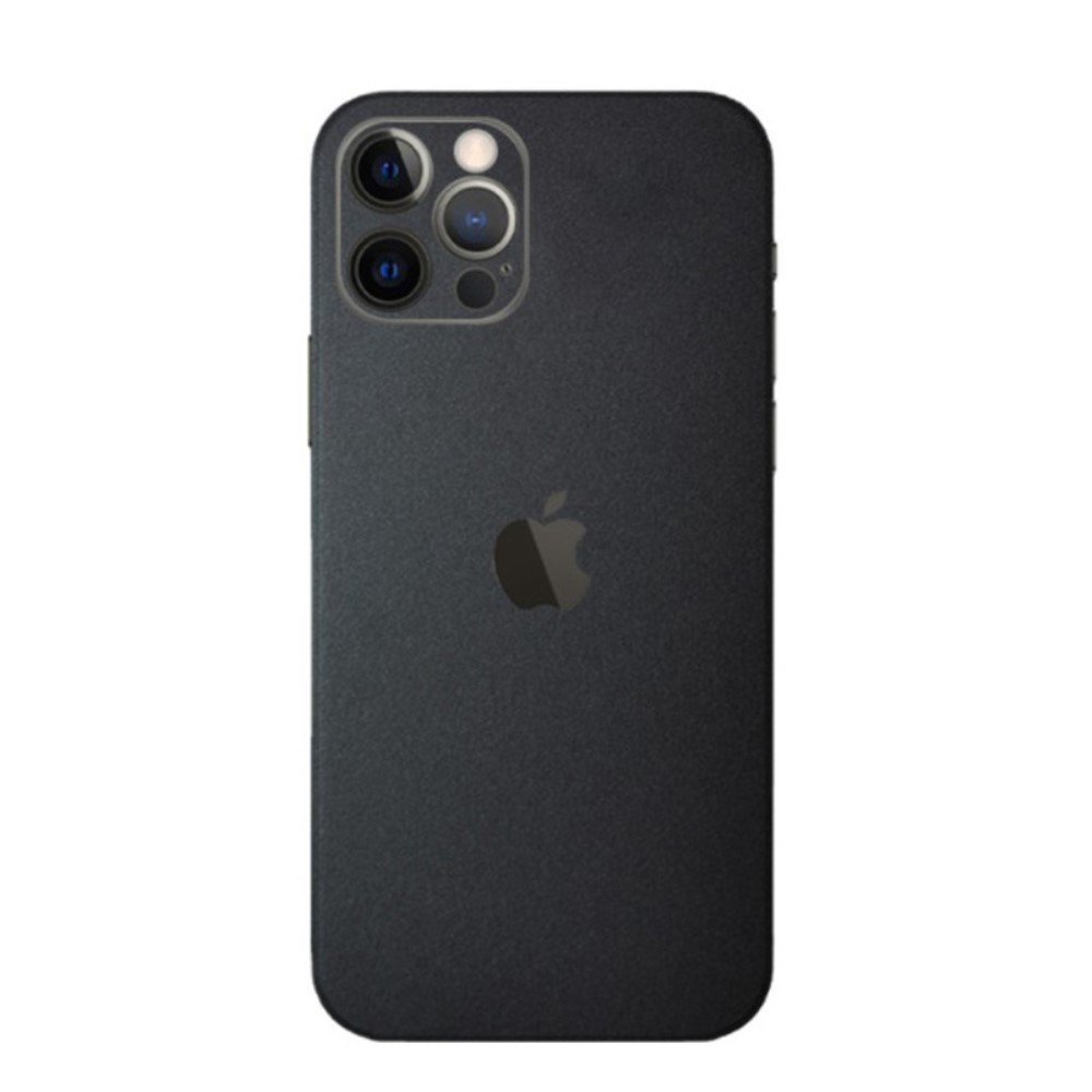 Multiple Colors Integrated Mobile Sticker Matte Surface Color Changing Adhering Coverage for iPhone 13 Pro Max 6.7 inch - Black