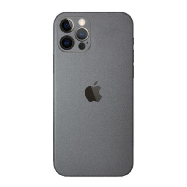 Adhésif décoratif multicolore mat pour iPhone 13 Pro Max 6,7 pouces - Gris