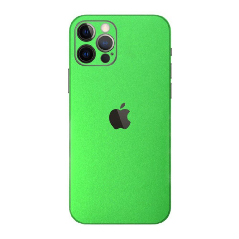 Multiple Colors Integrated Mobile Sticker Matte Surface Color Changing Adhering Coverage for iPhone 13 Pro Max 6.7 inch - Green