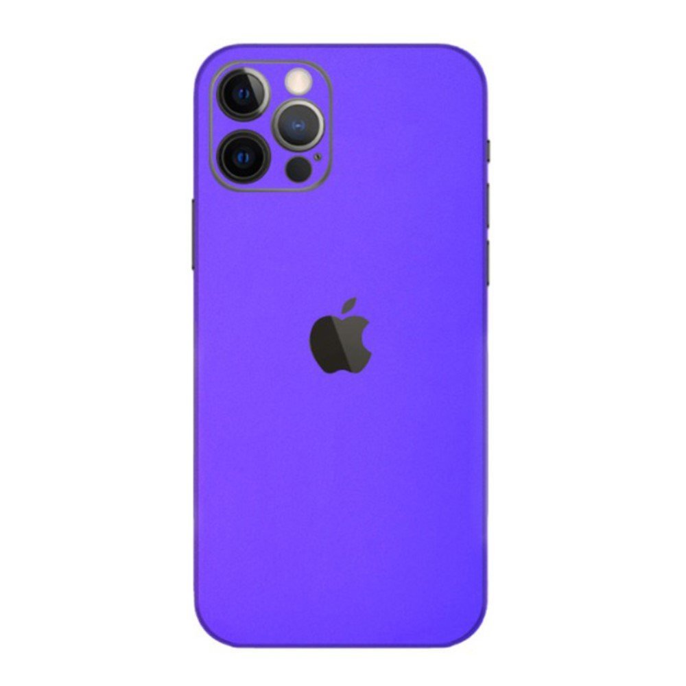 Multiple Colors Integrated Mobile Sticker Matte Surface Color Changing Adhering Coverage for iPhone 13 Pro Max 6.7 inch - Purple
