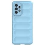 Cell Phone Cover Bag for Samsung Galaxy A53 5G, Drop Resistant TPU Rugged Back Phone Case - Baby Blue