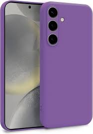 Silicone case/Coque en Silicone-Purple S24