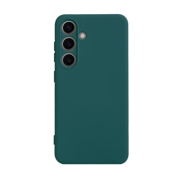 Silicone case/Coque en Silicone-Dark Green S24