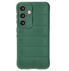 For Samsung Galaxy A55 5G Non-Slip Soft TPU Phone Case Drop-Proof Cell Phone Protective Cover - GREEN