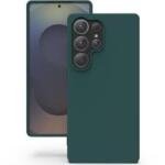 Coque silicone pour Samsung Galaxy S25 Ultra - Vert Foncé