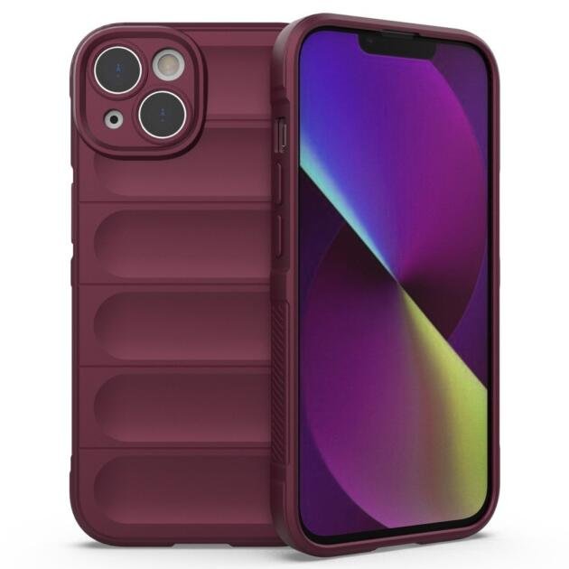 Coque TPU pour iPhone 14 Plus 6,7 pouces - Bordeaux