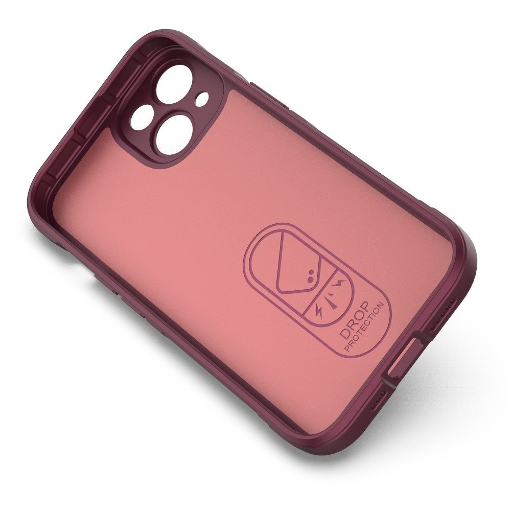Coque TPU pour iPhone 14 Plus 6,7 pouces - Bordeaux – Image 2