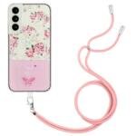 Coque papillon pour Samsung Galaxy S22 5G - Rouge