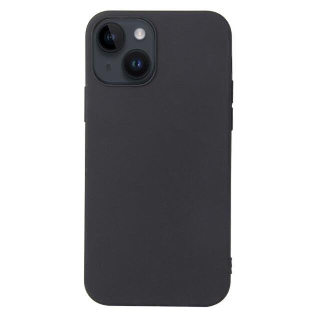 Coque TPU mat pour iPhone 14 6,1 pouces - Noir