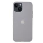 Coque TPU mat pour iPhone 14 Plus - Blanc Transparent