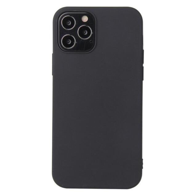 Coque TPU mat pour iPhone 14 Pro 6,1 pouces - Noir