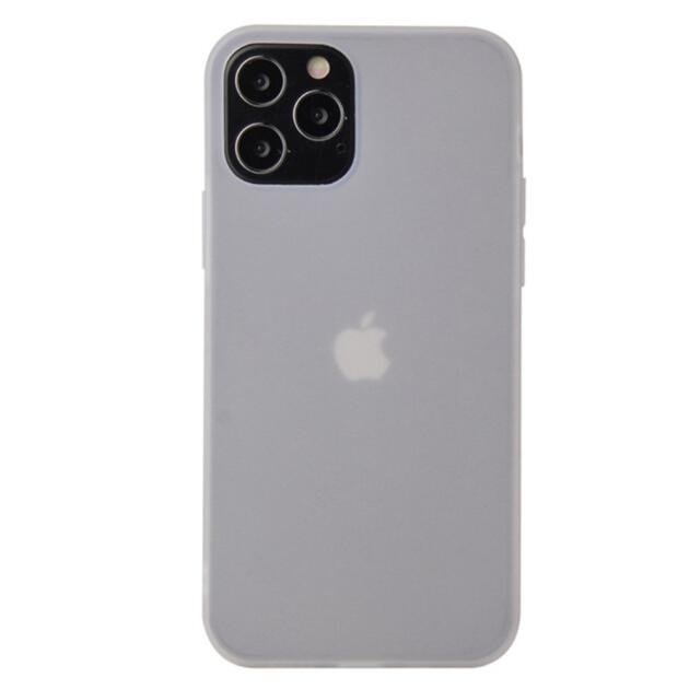 Coque TPU mat pour iPhone 14 Pro 6,1 pouces - Blanc Transparent