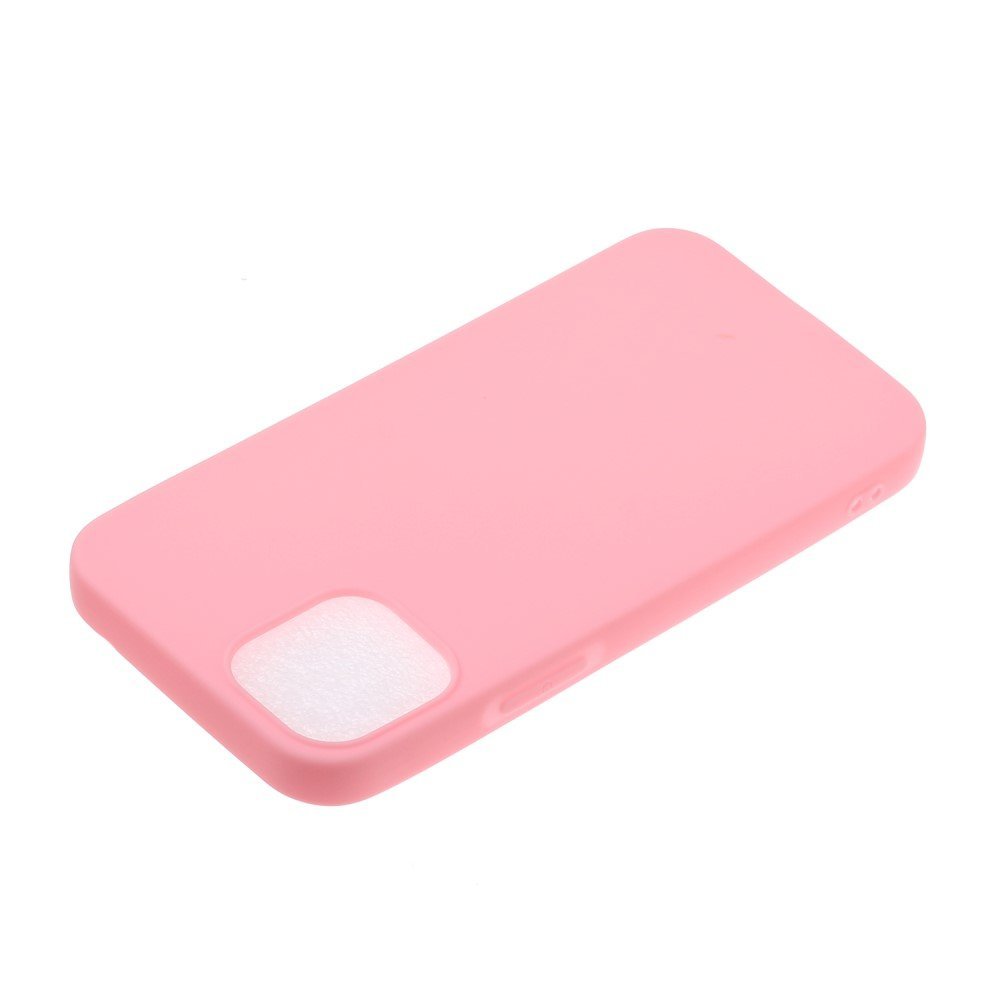 For iPhone 14 6.1 inch Candy Color Shockproof TPU Phone Case Mobile Phone Protective Back Cover - Deep Pink – Image 3