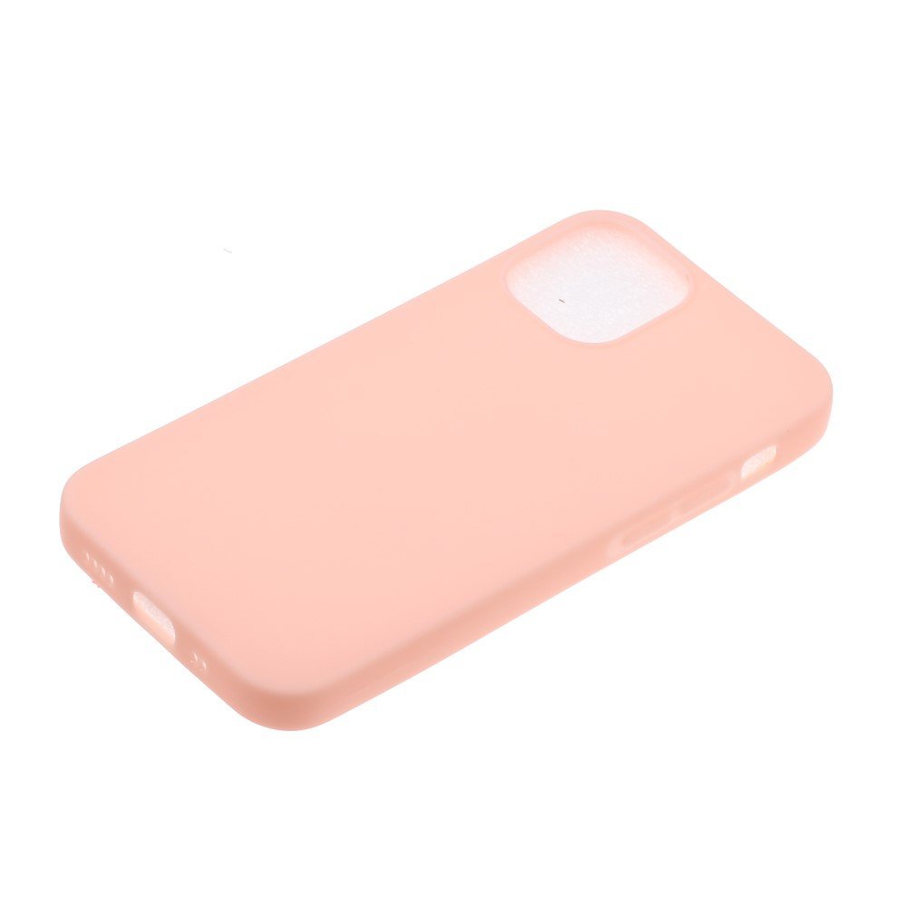 For iPhone 14 6.1 inch Candy Color Shockproof TPU Phone Case Mobile Phone Protective Back Cover - Light Pink – Image 2