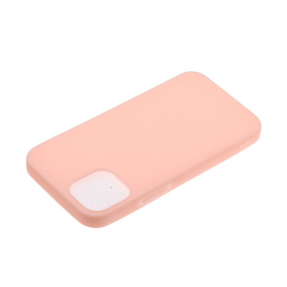 For iPhone 14 6.1 inch Candy Color Shockproof TPU Phone Case Mobile Phone Protective Back Cover - Light Pink – Image 3
